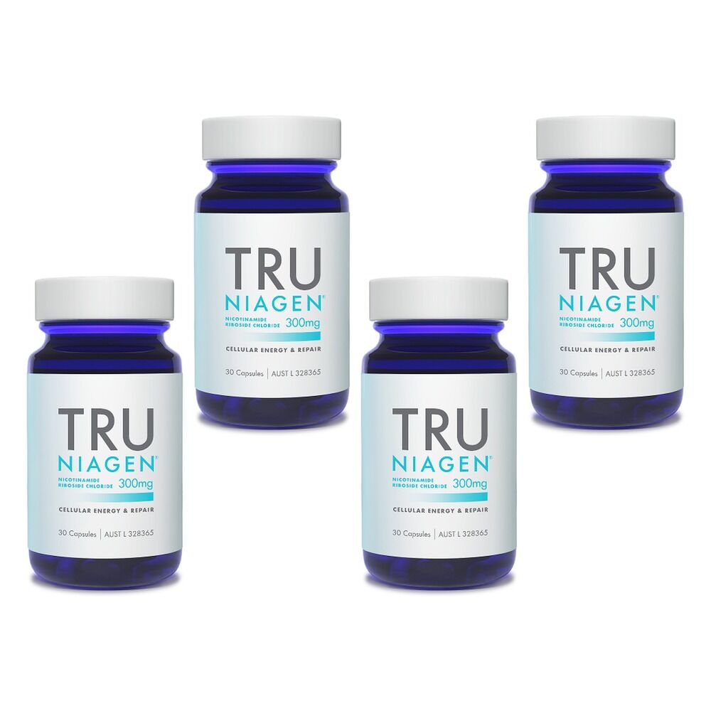 Tru Niagen 300mg Capsule Supplement 30 Capsules Pack of 4
