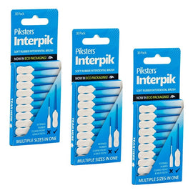 Piksters Interpik Interdental Brushes 30 Pack x 12 Bundle of 3