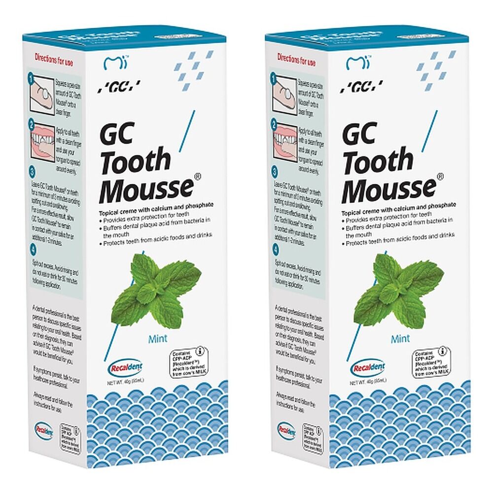 GC Tooth Mousse Mint 40g Pack of 2