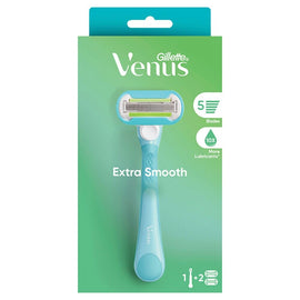 Gillette Venus Extra Smooth Razor Handle & 2 Refills 3 Piece
