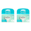 Gillette Venus Smooth Sensitive Blade Refills 4 Pack Bundle of 2