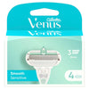 Gillette Venus Smooth Sensitive Blade Refills 4 Pack