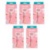 Gillette Venus Comfortglide White Tea Razor Handle + 2 Refills 3 Piece Pack of 5