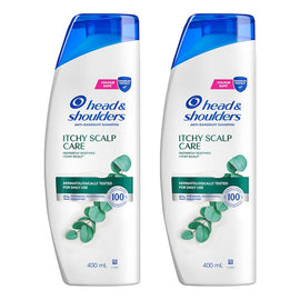 Head & Shoulders Itchy Scalp Care Shampoo with Eucalyptus 400mL Pack of 2
