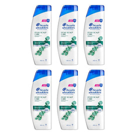 Head & Shoulders Itchy Scalp Care Shampoo with Eucalyptus 400mL Pack of 6