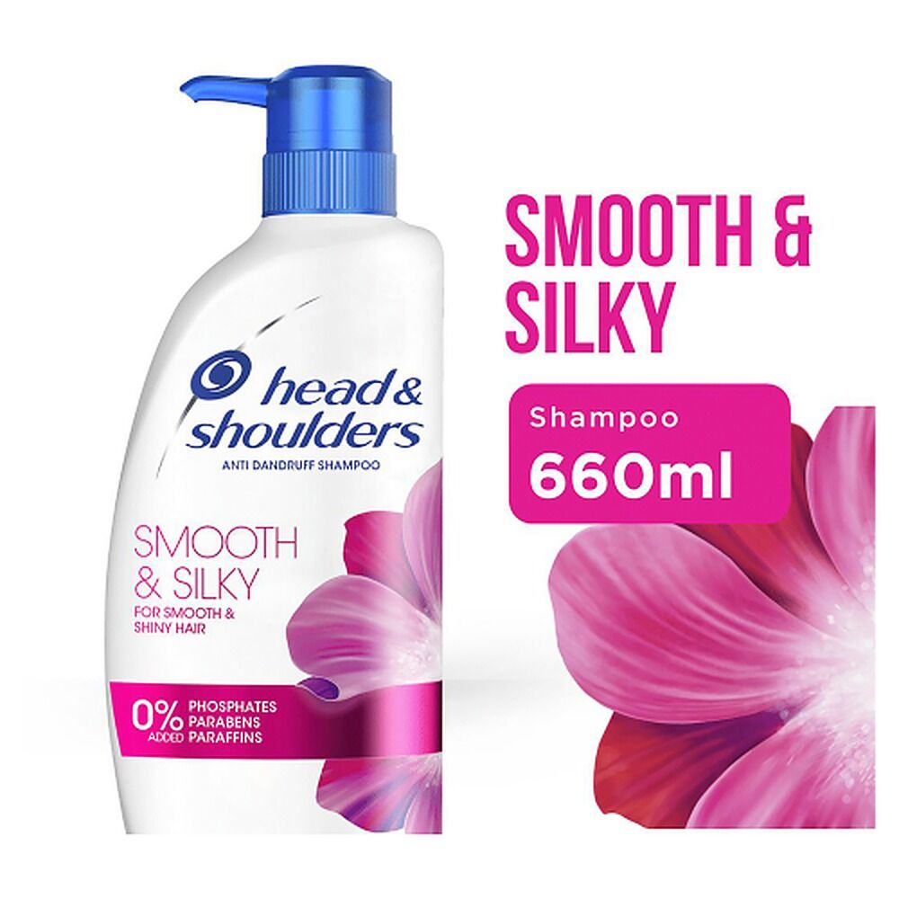Head & Shoulders Smooth & Silky Anti-Dandruff Shampoo 660mL