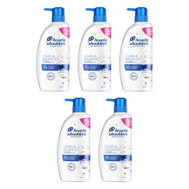 Head & Shoulders Clean & Balanced Anti-Dandruff Shampoo 660mL Pack of 5