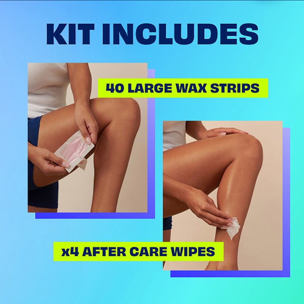 Nair Soft Natural Large Wax Strips 40 Pack