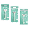 Gillette Venus Deluxe Smooth Razor with 2 Refills, 3 Piece Set x 4 Bundle of 3