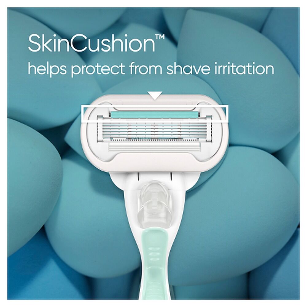 Gillette Venus Deluxe Smooth Razor with 2 Refills, 3 Piece Set x 4