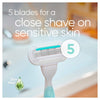 Gillette Venus Deluxe Smooth Razor with 2 Refills, 3 Piece Set x 4