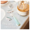 Gillette Venus Deluxe Smooth Razor with 2 Refills, 3 Piece Set x 4