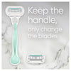 Gillette Venus Deluxe Smooth Razor with 2 Refills, 3 Piece Set x 4