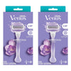 Gillette Venus Comfortglide Freesia Razor x 4 Bundle of 2
