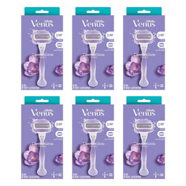 Gillette Venus Comfortglide Freesia Razor x 4 Bundle of 6