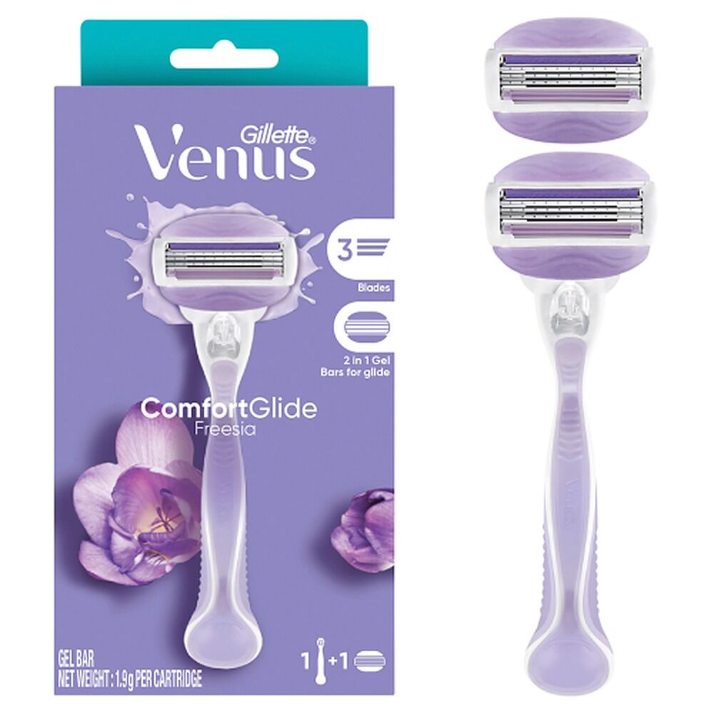 Gillette Venus Comfortglide Freesia Razor x 4