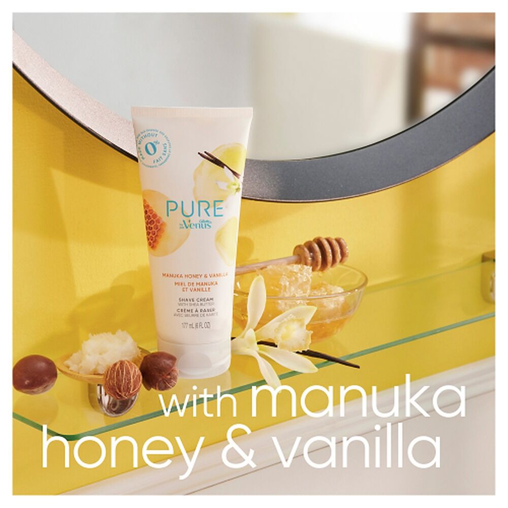 Gillette Venus Manuka Honey Vanilla Shave Cream 174g x 6