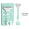 Gillette Venus Smooth Sensitive Razor Handle + 2 Refills 3 Piece
