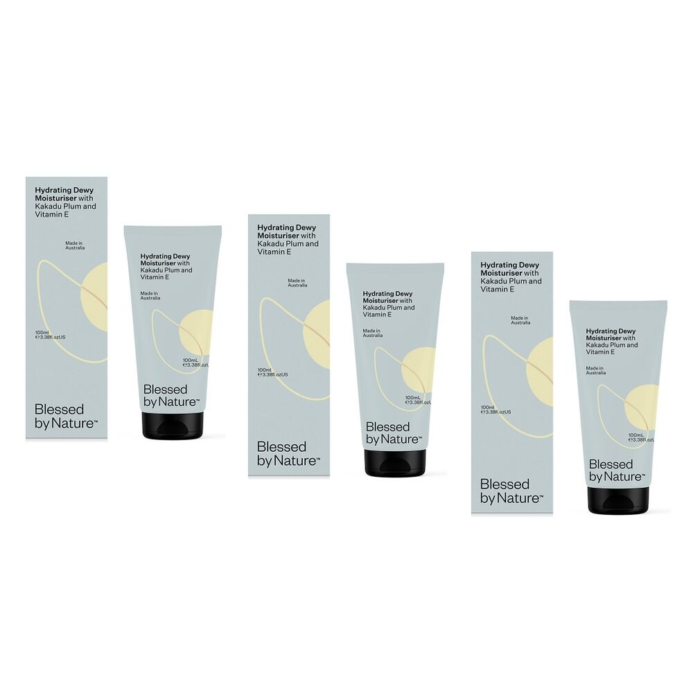 Blessed By Nature Hydrating Dewy Moisturiser 100mL Pack of 3