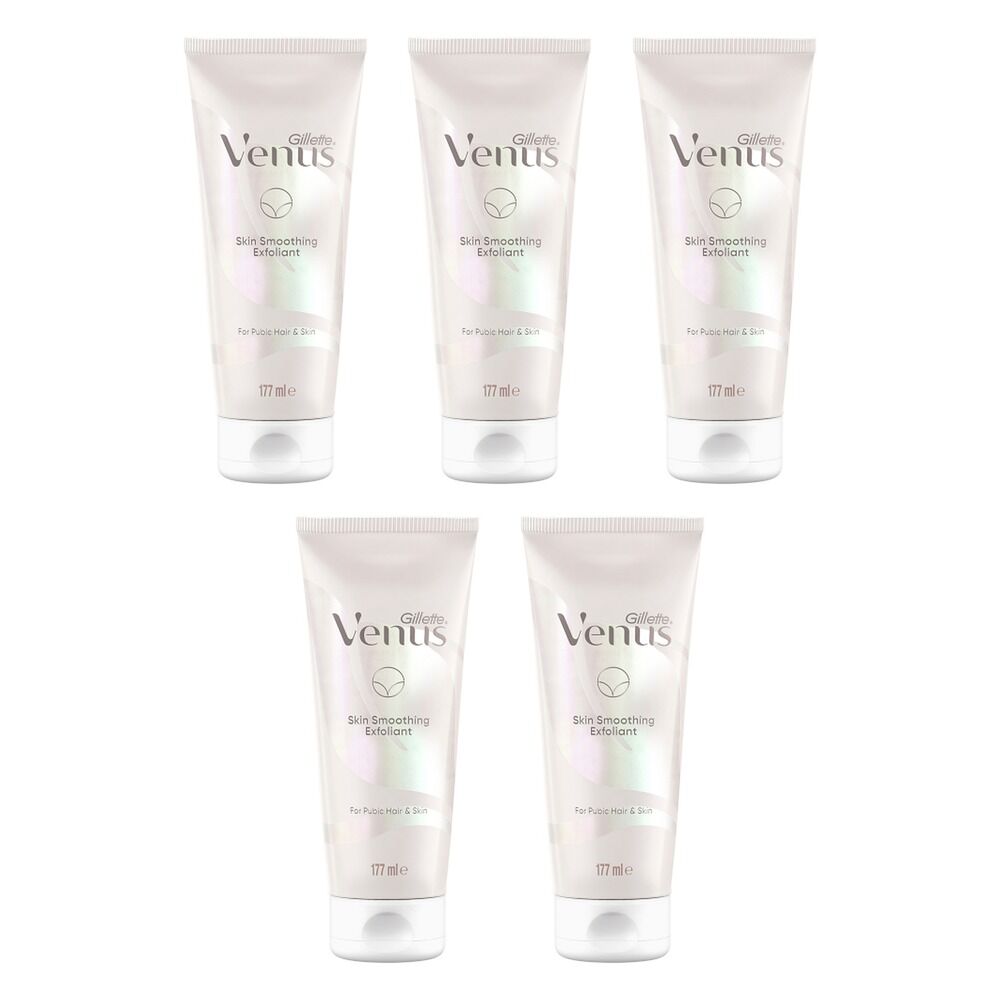 Gillette Venus Skin Smoothing Exfoliant 177mL x 6 Bundle of 5