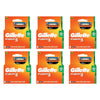 Gillette Fusion5 Razor Blade Cartridge Refills 4 Pack Bundle of 6