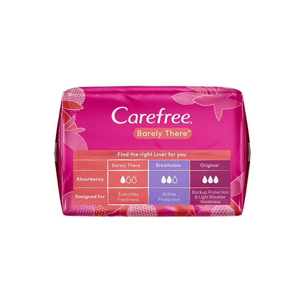 Carefree Barely There Unscented Liners 42 Pack x 12