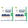 Gillette SkinGuard Blade Cartridge Refills 4 Pack Bundle of 2