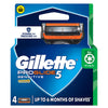 Gillette ProGlide5 Flexball Power Blade Refills 4 Pack