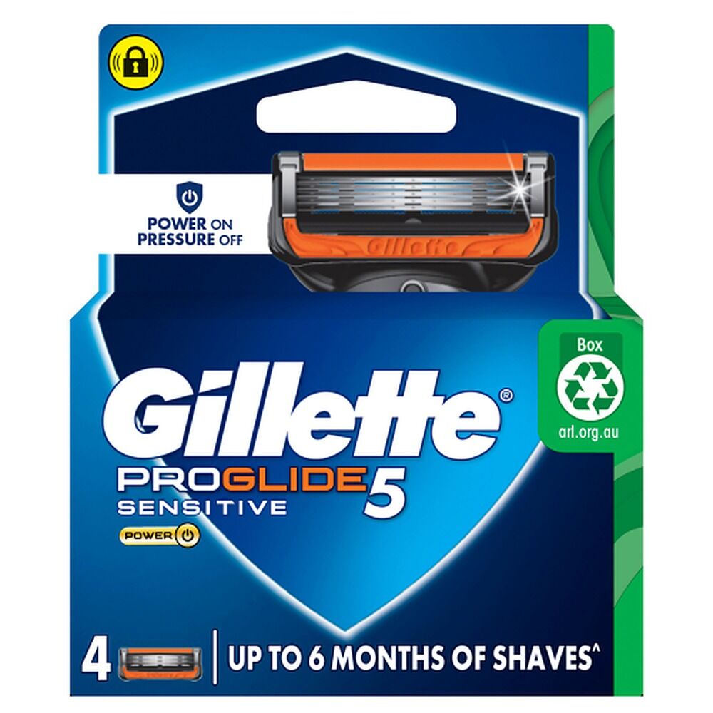 Gillette ProGlide5 Flexball Power Blade Refills 4 Pack