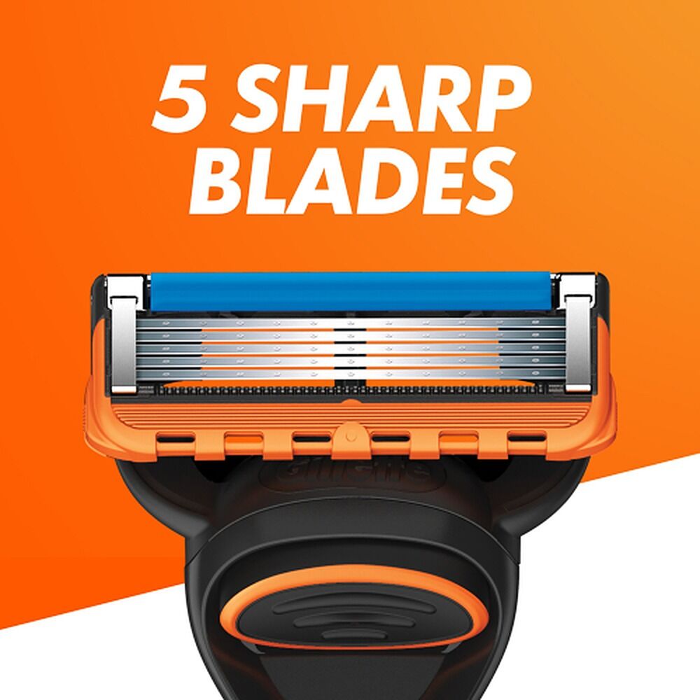 Gillette Fusion5 Razor Handle Plus 4 Cartridges