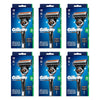 Gillette ProGlide5 Flexball Razor Handle Plus 2 Cartridges 3 Piece Set Pack of 6