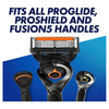 Gillette ProGlide5 Flexball Razor Handle Plus 2 Cartridges 3 Piece Set
