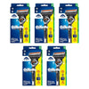 Gillette ProGlide 5 Razor Handle + 4 Cartridges Pack of 5