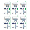 Gillette SkinGuard Razor Handle + 2 Cartridges Pack of 6