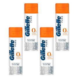 Gillette Pro Aqua Hydrating Shea Butter Shave Gel 195g Pack of 4