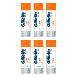 Gillette Pro Aqua Hydrating Shea Butter Shave Gel 195g Pack of 6