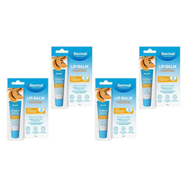 Dermal Therapy Lip Balm Paw Paw 10g x 6 Bundle of 4