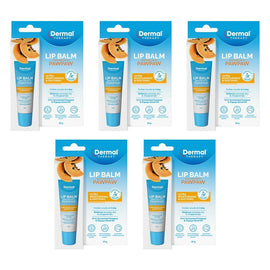 Dermal Therapy Lip Balm Paw Paw 10g x 6 Bundle of 5