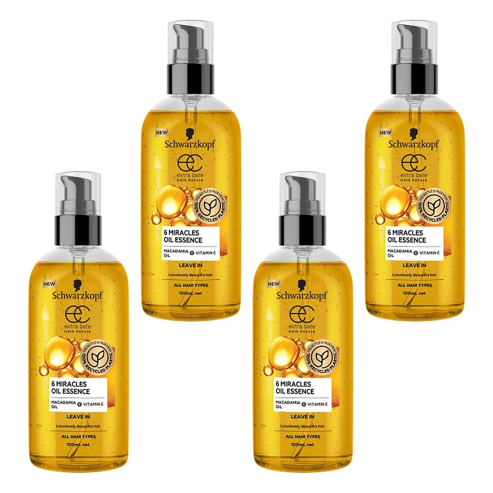 Schwarzkopf Extra Care 6 Miracles Oil Essence 100mL Pack of 4