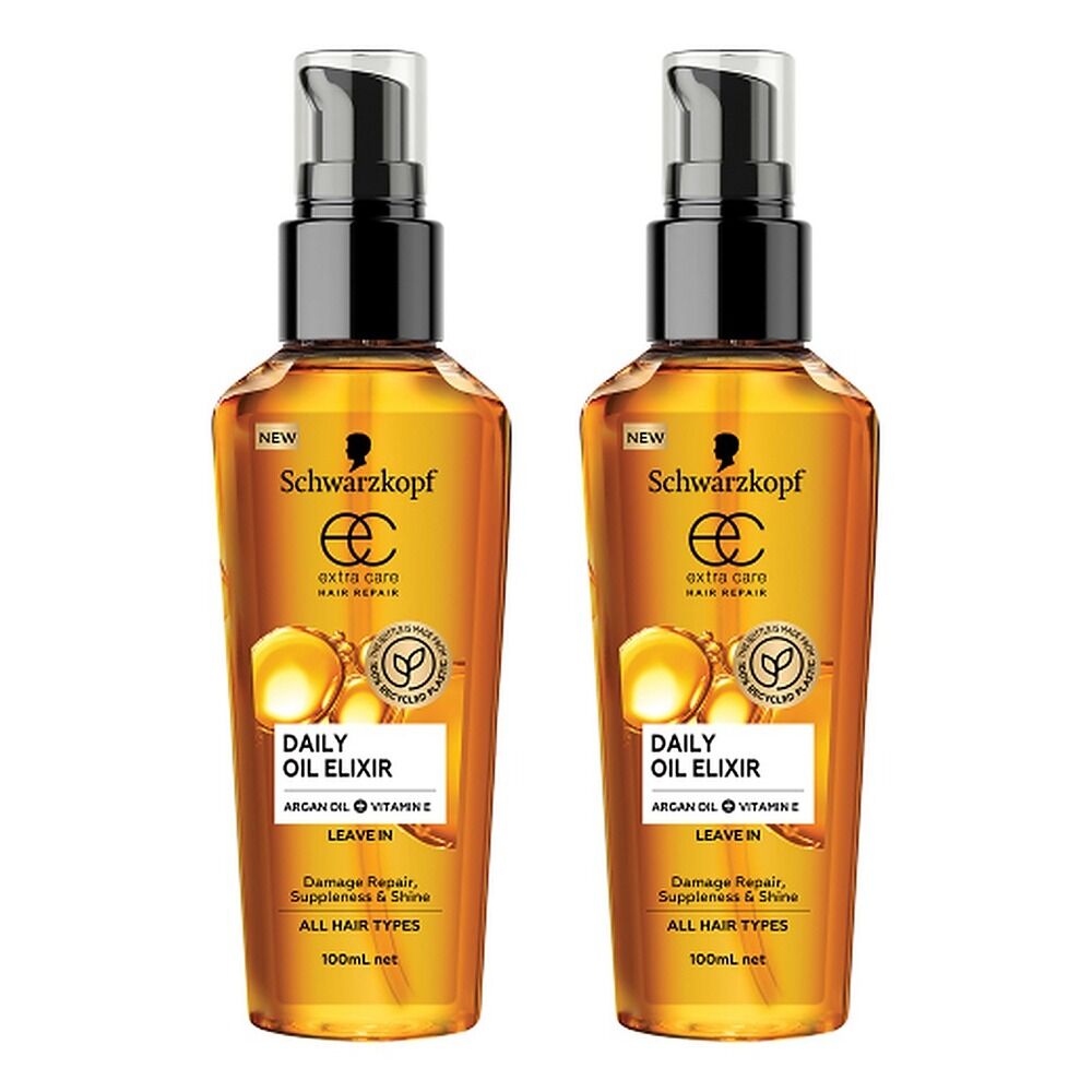Schwarzkopf Extra Care Daily Oil Elixir 100mL Pack of 2