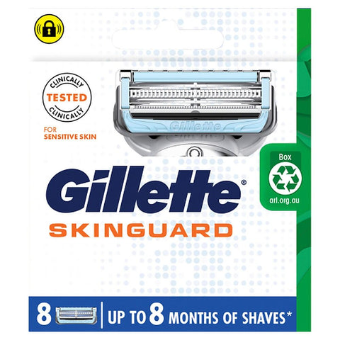 Gillette SkinGuard Blade Cartridge Refills 8 Pack
