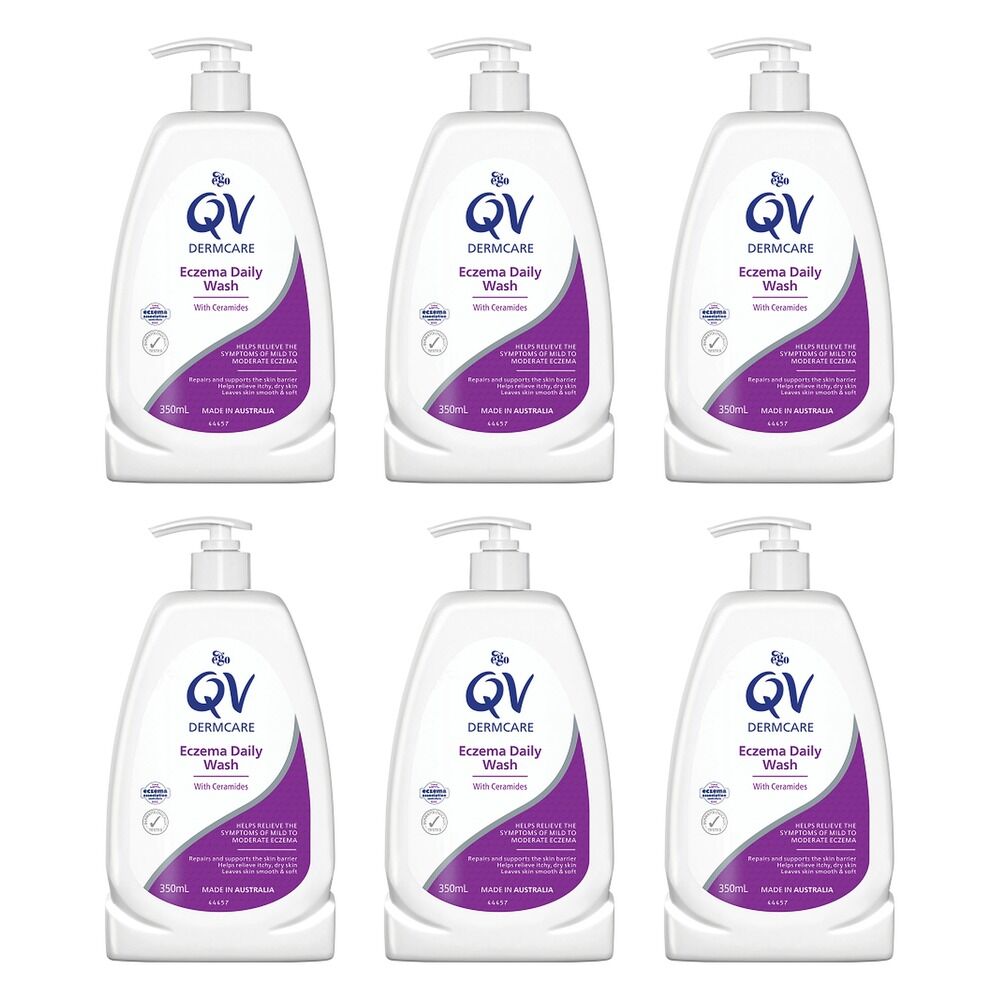 Ego QV Dermcare Eczema Daily Wash 350mL Pack of 6