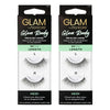 Glam by Manicare Heidi Pre-Glued Lashes Pack of 2