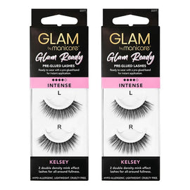 Glam by Manicare Kelsey Pre-Glued Lashes Pack of 2