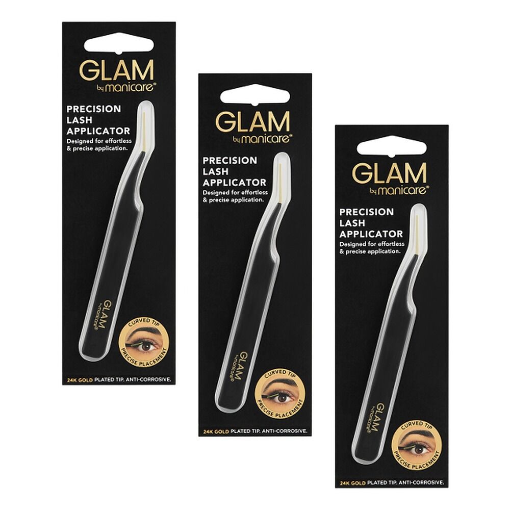 Glam by Manicare Precision Lash Applicator Pack of 3