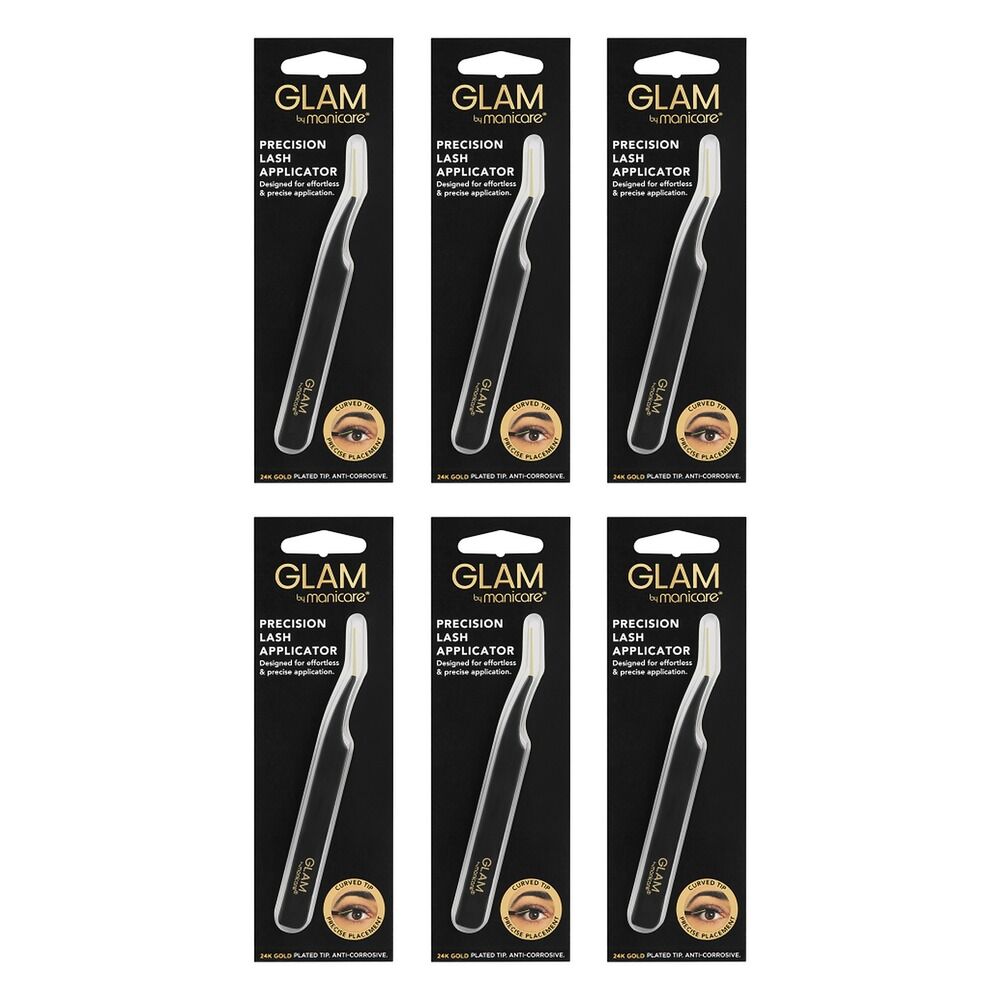 Glam by Manicare Precision Lash Applicator Pack of 6