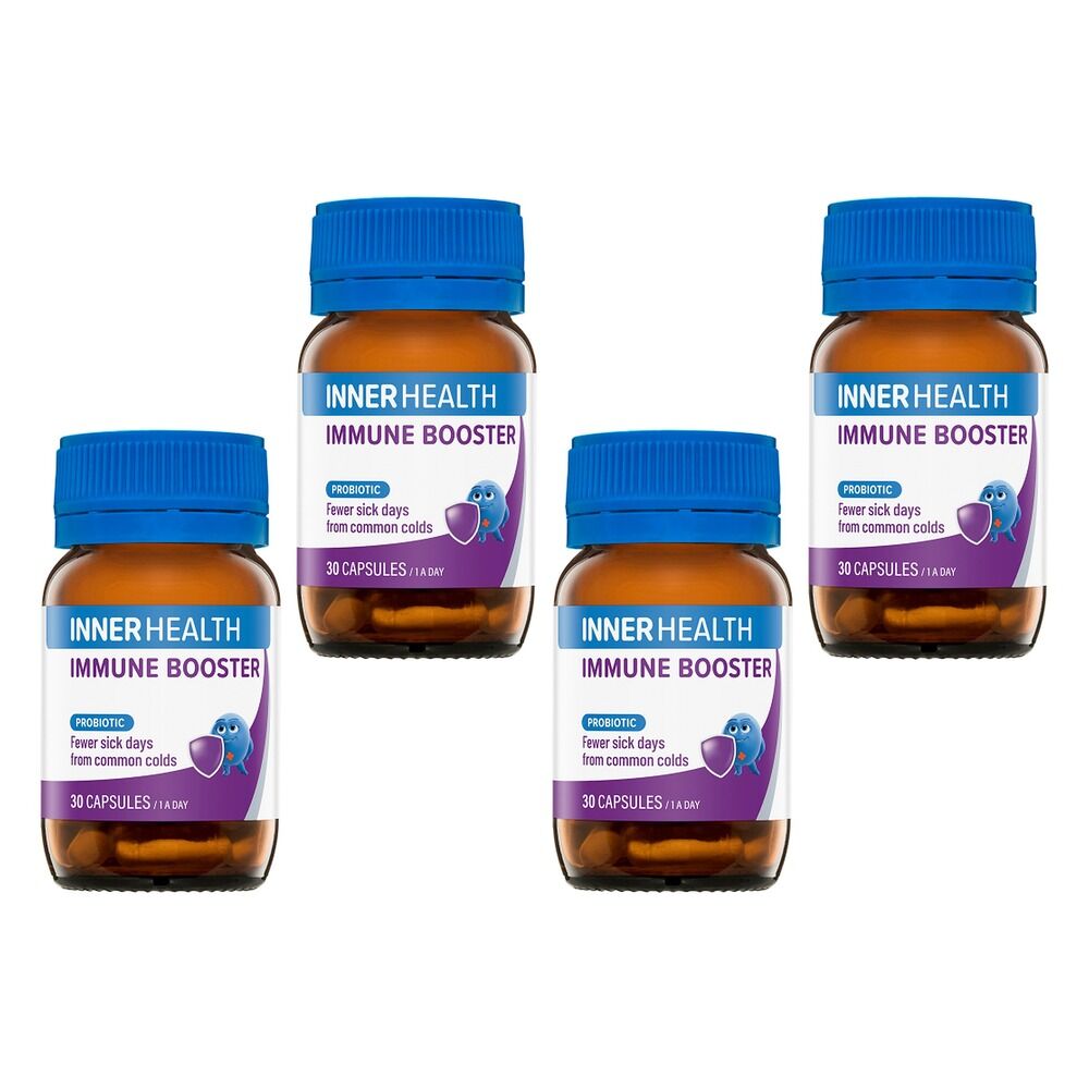 Inner Health Immune Booster Probiotic 30 Capsules Pack of 4
