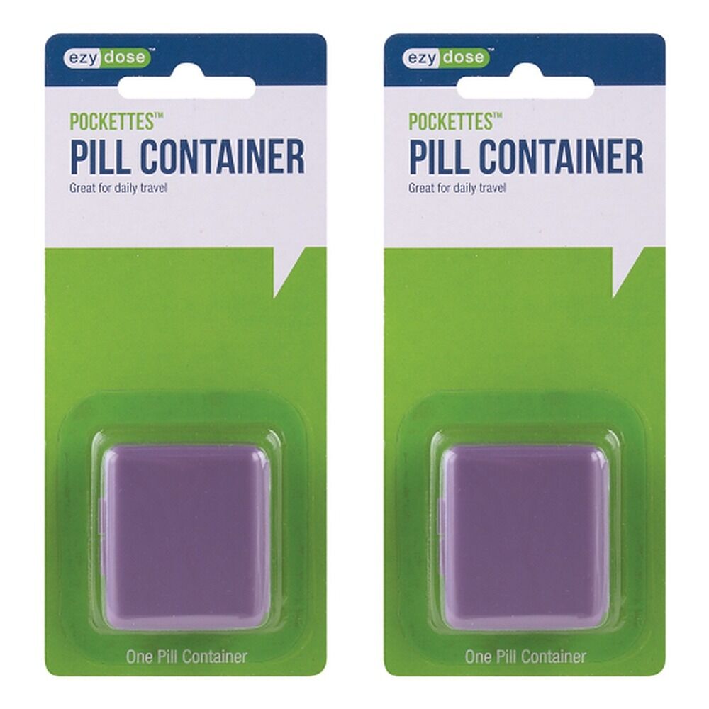 Ezy Dose Indestructo Pill Box Pack of 2