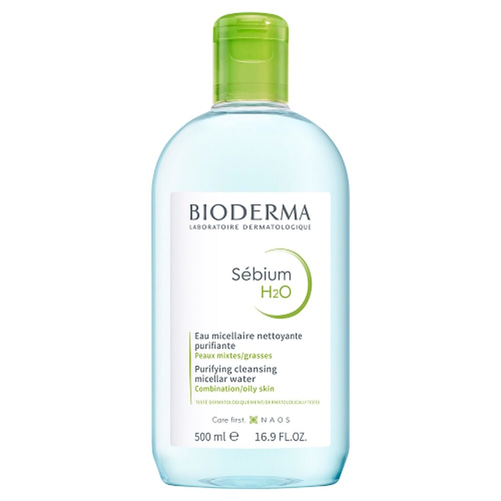 Bioderma Sebium H2O Purifying Micellar Water Cleanser 500mL