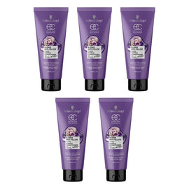 Schwarzkopf Extra Care Blonde Anti-Yellow Toning Purple Conditioner Pack of 5